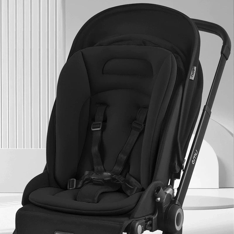 Baby Bubble soft cotton stroller seat mat with cushioned, universal fit for comfort and support in baby strollers.