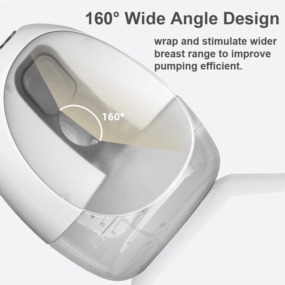 Portable Baby Bubble wearable electric breast pump, hands-free and compact for discreet breastfeeding on the go.