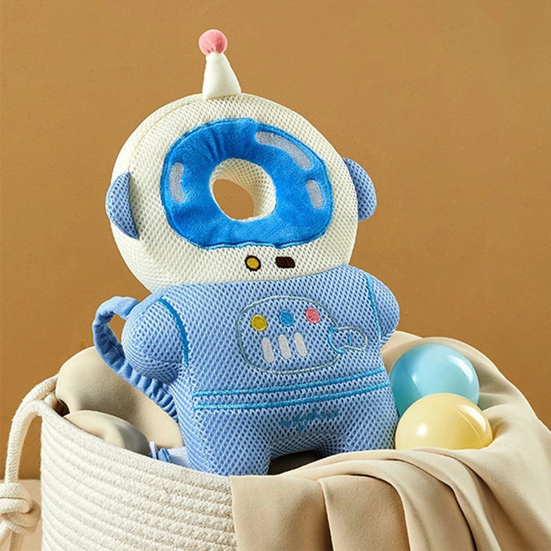 Baby Bubble baby head protector backpack with soft cushion for safe walking and head protection during early toddler steps.