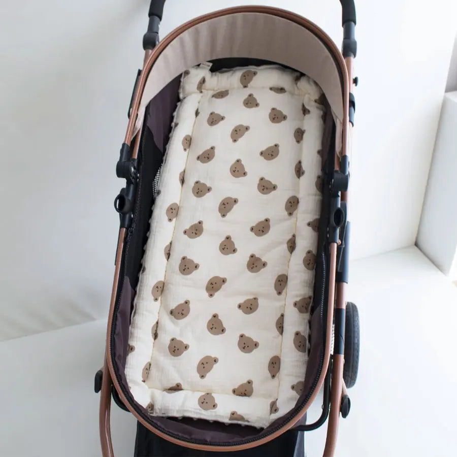 Baby Bubble soft cartoon shoulder pad for baby stroller strap cover, providing comfort and cushioning for little ones.