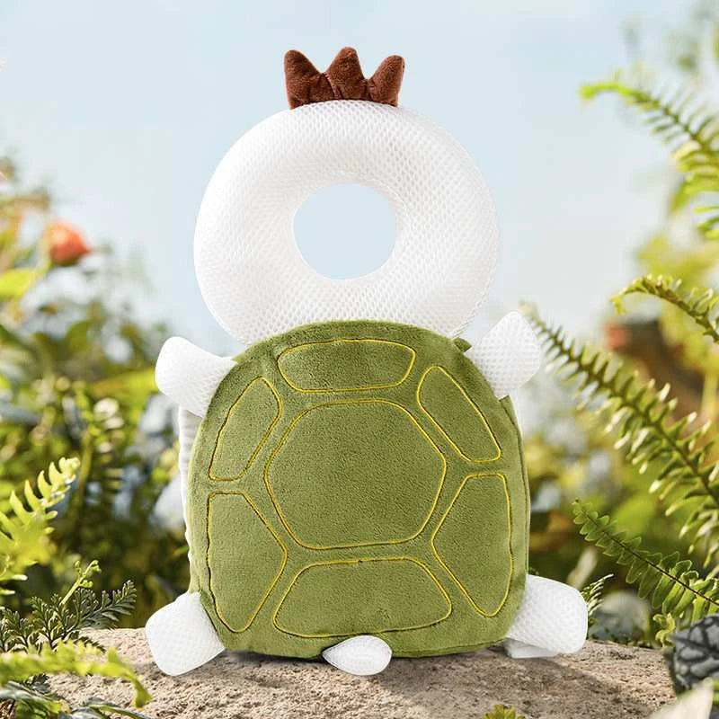 Baby Bubble baby head protection pillow with cute safety hat design, soft cushioning for gentle head support.