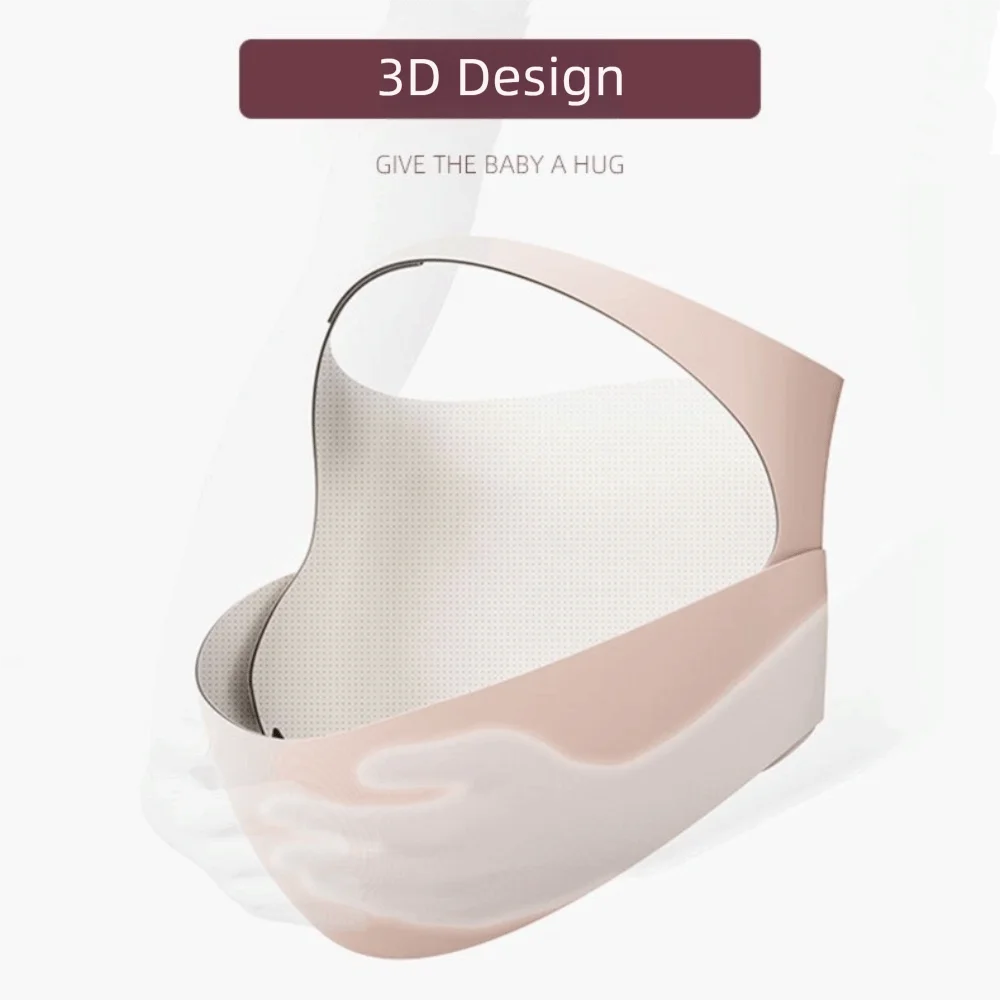 Adjustable Baby Bubble maternity belly support band worn around the pregnant belly for comfort and support during pregnancy.