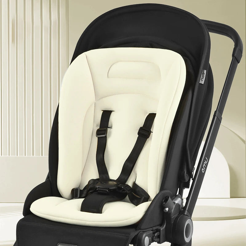 Baby Bubble universal soft cotton stroller seat mat with cushioned padding and breathable fabric for comfort in baby strollers
