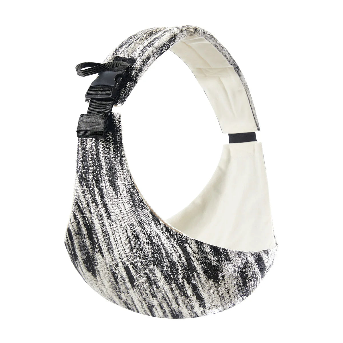 Baby Bubble adjustable ring sling carrier with hands-free strap, soft fabric, and ergonomic design for comfortable baby carrying.