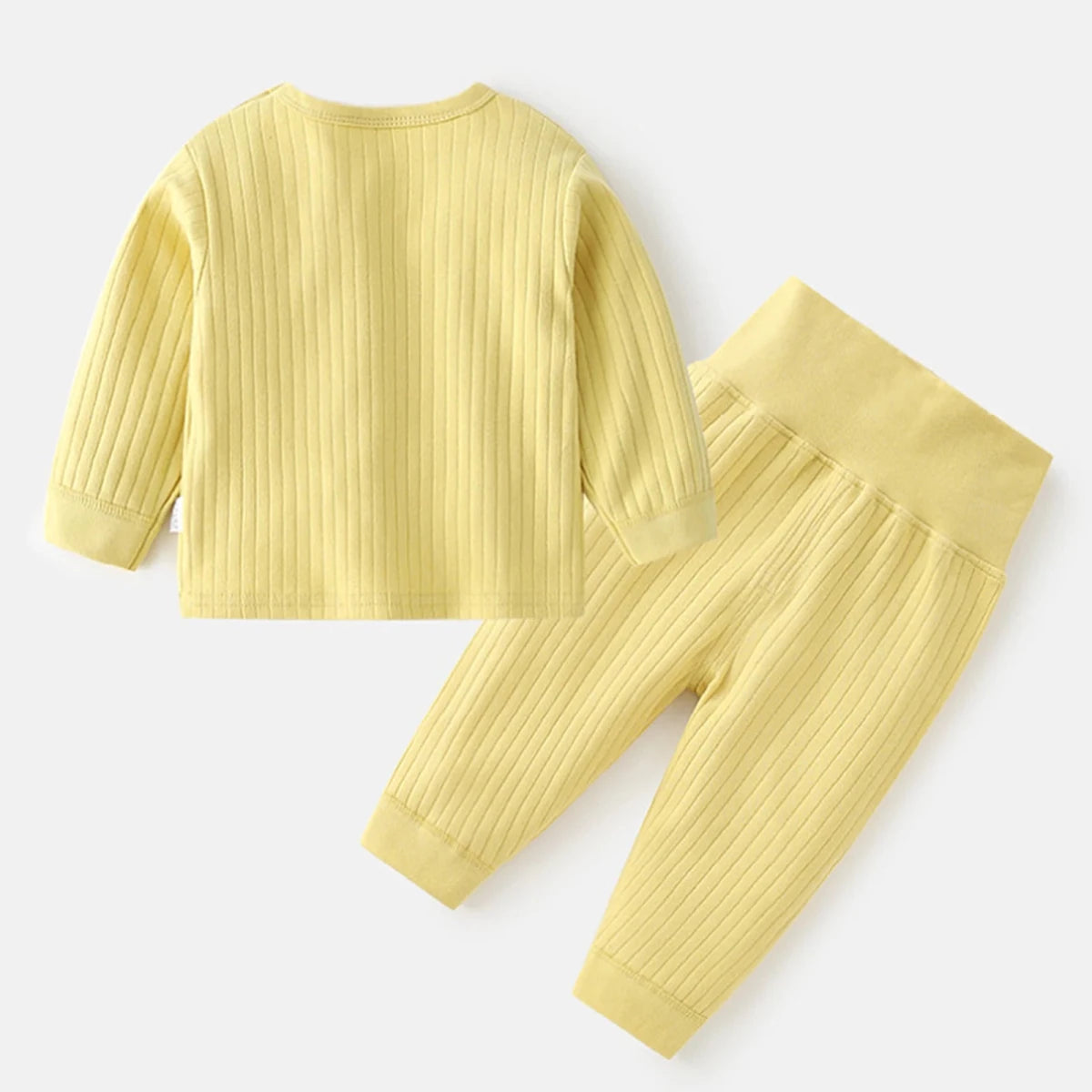 Autumn Winter Thermal Underwear Suit Baby Clothing Sets Boys Girls Pajama Sets Baby Warm Sleepwear Candy Colors Kids Clothes - Baby Bubble