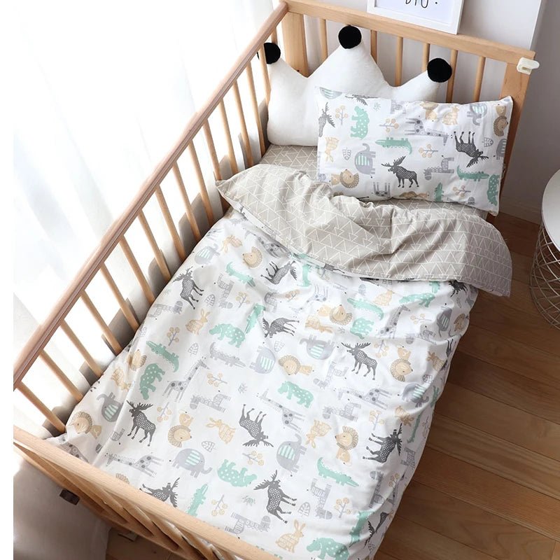 Baby Bedding Set – Cotton Crib Bedding for Newborns - Baby Bubble