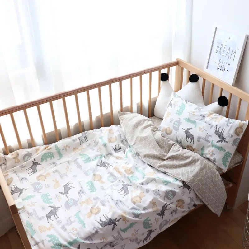 Baby Bedding Set – Cotton Crib Bedding for Newborns - Baby Bubble