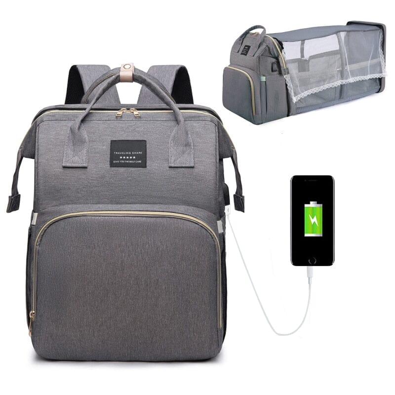 baby travel bed backpack Folding Crib Bed Large-capacity Baby Backpack