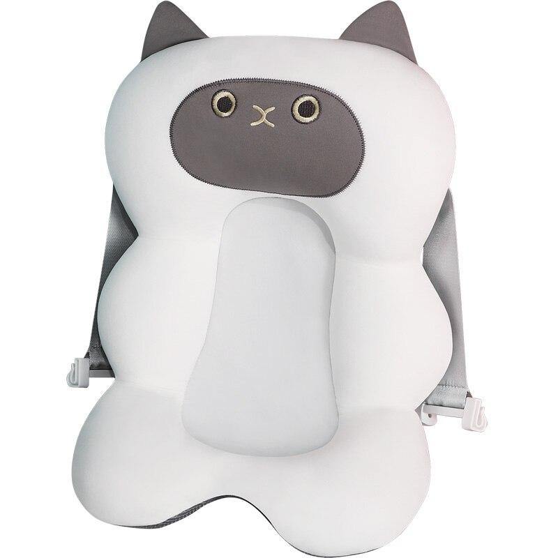 Soft Anti-Slip Baby Bathtub Cushion | Green Cat