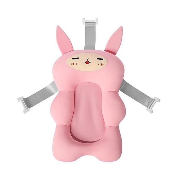 Soft Anti-Slip Baby Bathtub Cushion | Green Cat