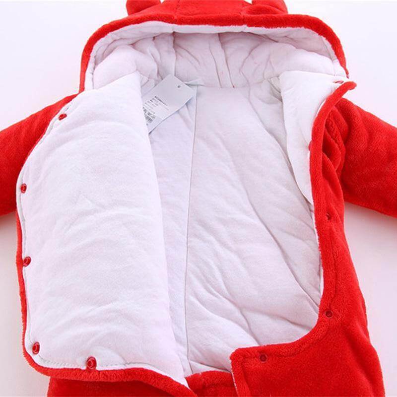 Baby Warm Romper | Brown