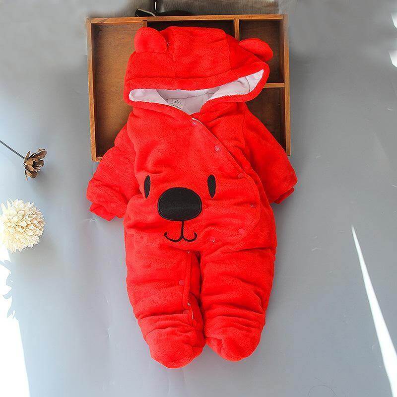 Baby Warm Romper | Brown