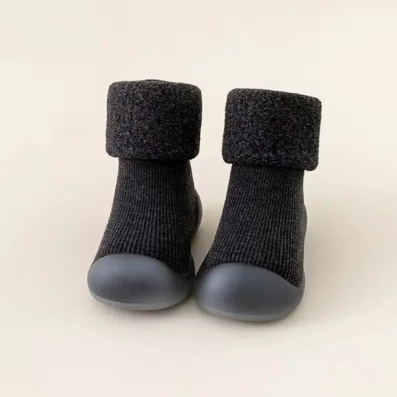 Baby Winter Booties – Non - Slip Warm First Walkers - Baby Bubble