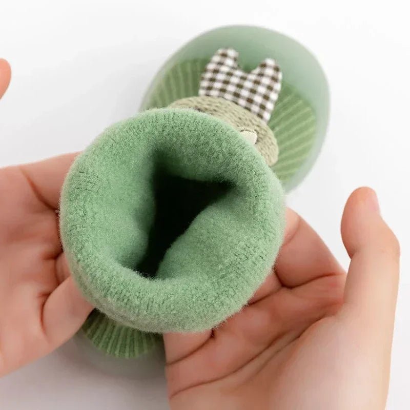 Baby Winter Booties – Non - Slip Warm First Walkers - Baby Bubble