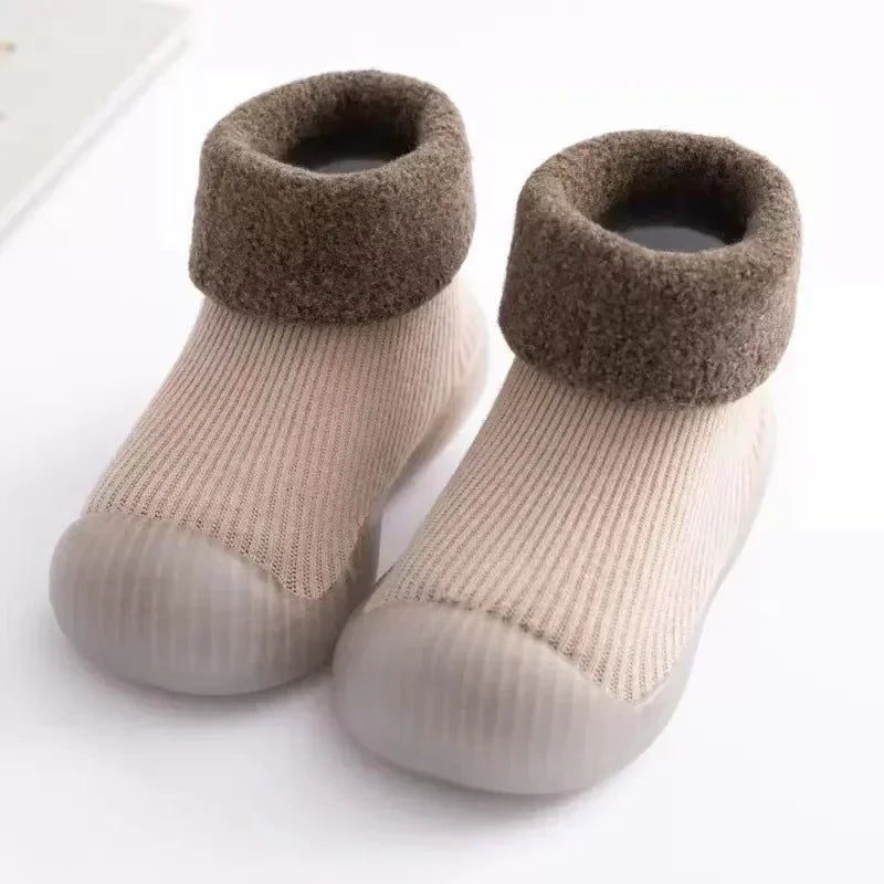 Baby Winter Booties – Non - Slip Warm First Walkers - Baby Bubble
