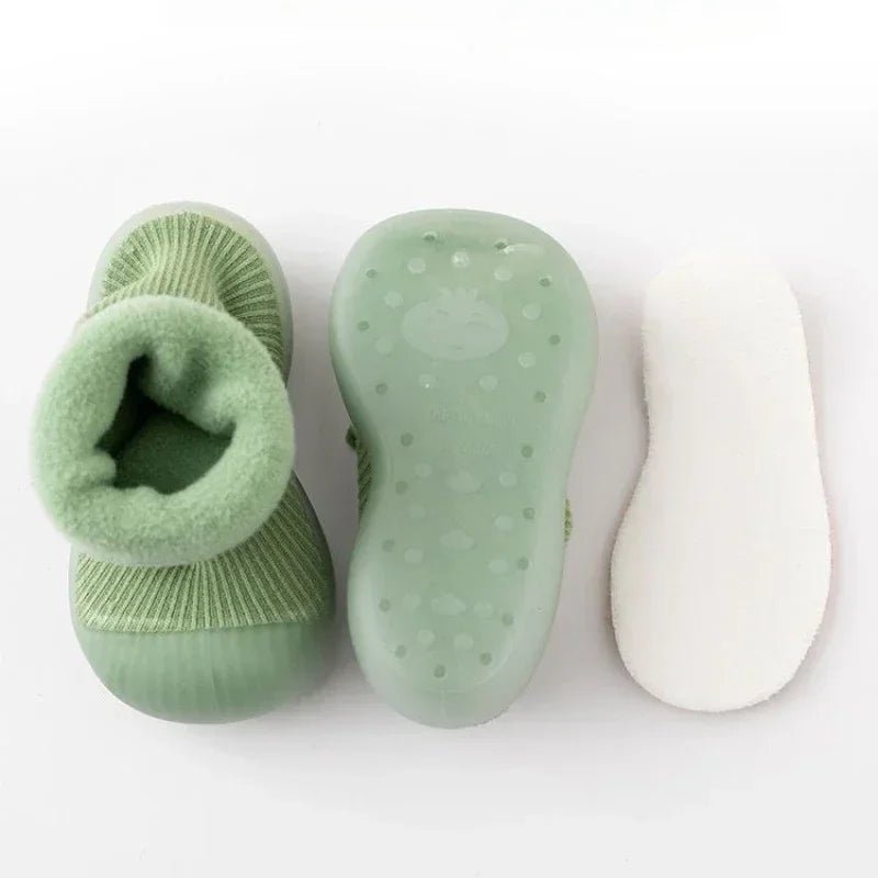 Baby Winter Booties – Non - Slip Warm First Walkers - Baby Bubble