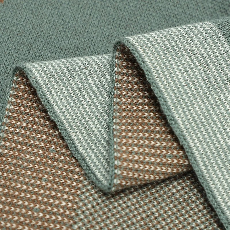 Dino Cotton Baby Blanket – Knitted Newborn Swaddle - Baby Bubble