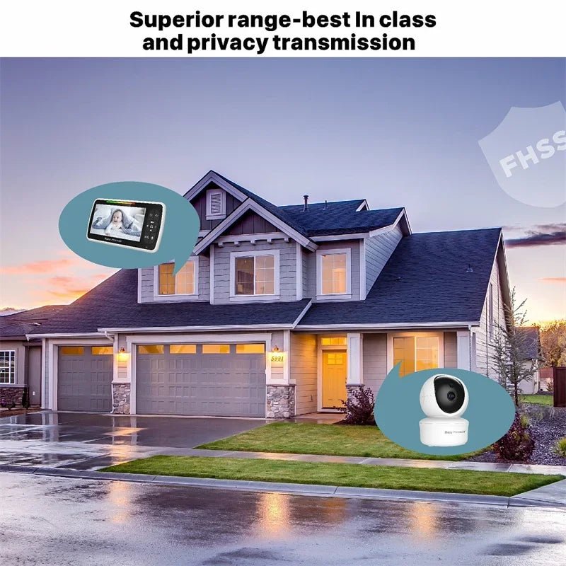 New Video Baby Monitor 5" HD - BabyStar™ - Baby Bubble