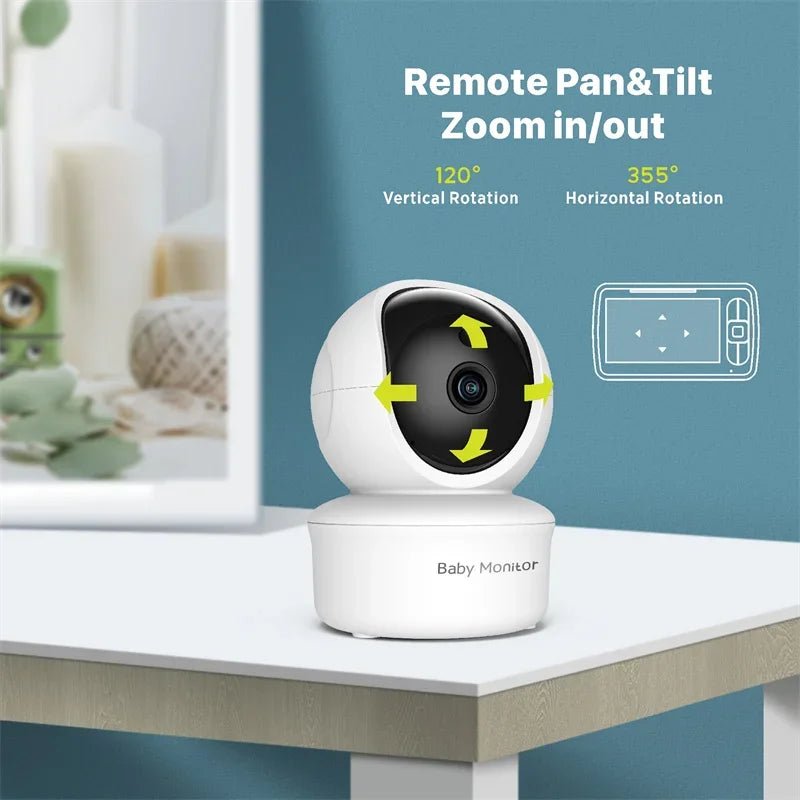New Video Baby Monitor 5" HD - BabyStar™ - Baby Bubble