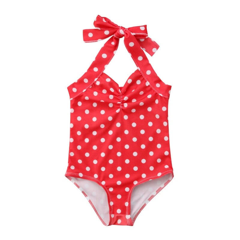 2023 Baby Swimwear Little Girls One-piece Swimsuit, Summer Children Cute Crab/Donut Printing Sleeveless Swimwear for Vacation 0 Baby Bubble Store 5A 6-12 Months 