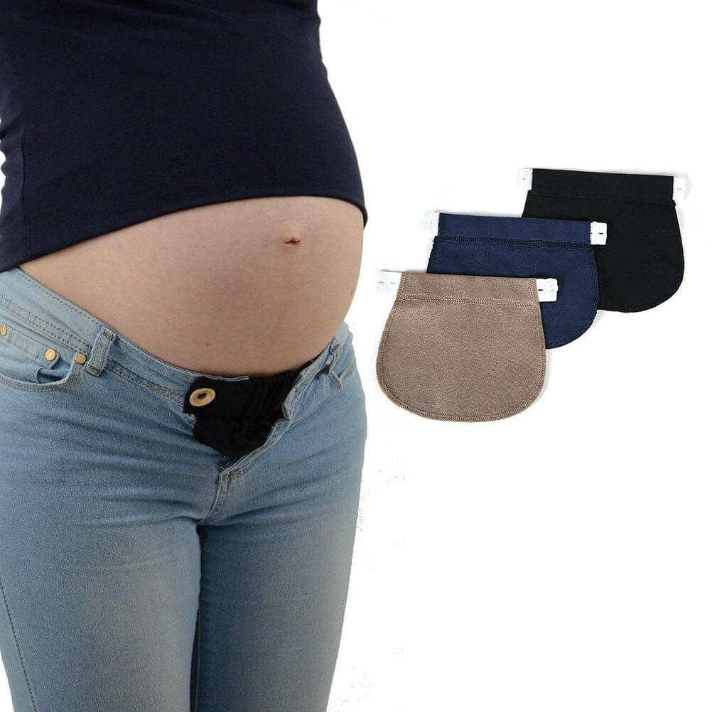Adjustable Maternity Pants Extender Adjustable Maternity Pants Extender Baby Bubble Store 