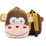 Animal Plush Backpack Animal Plush Backpack Baby Bubble Store Monkey 