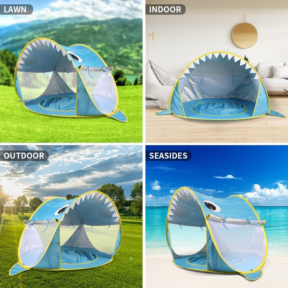 Baby Beach Tent Uv-protecting Sunshelter With A Pool Baby Kids Beach Tent Pop Up Portable Shade Pool UV Protection Sun Shelter 0 Baby Bubble Store 