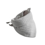 Baby Bib Triangle Scarf Baby Bib Triangle Scarf Baby Bubble Store Grey 