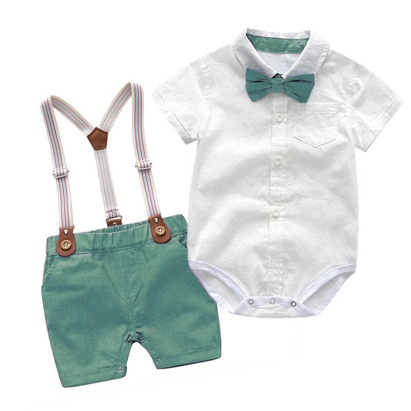 Baby Boy Clothes Party Suits Baby Boy Clothes Party Suits Baby Bubble Store Green 9M 