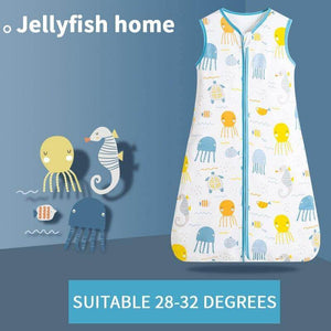 Baby Breathable Cotton Sleeping Bag Baby Breathable Cotton Sleeping Bag Baby Bubble Store Jellyfish Home S 