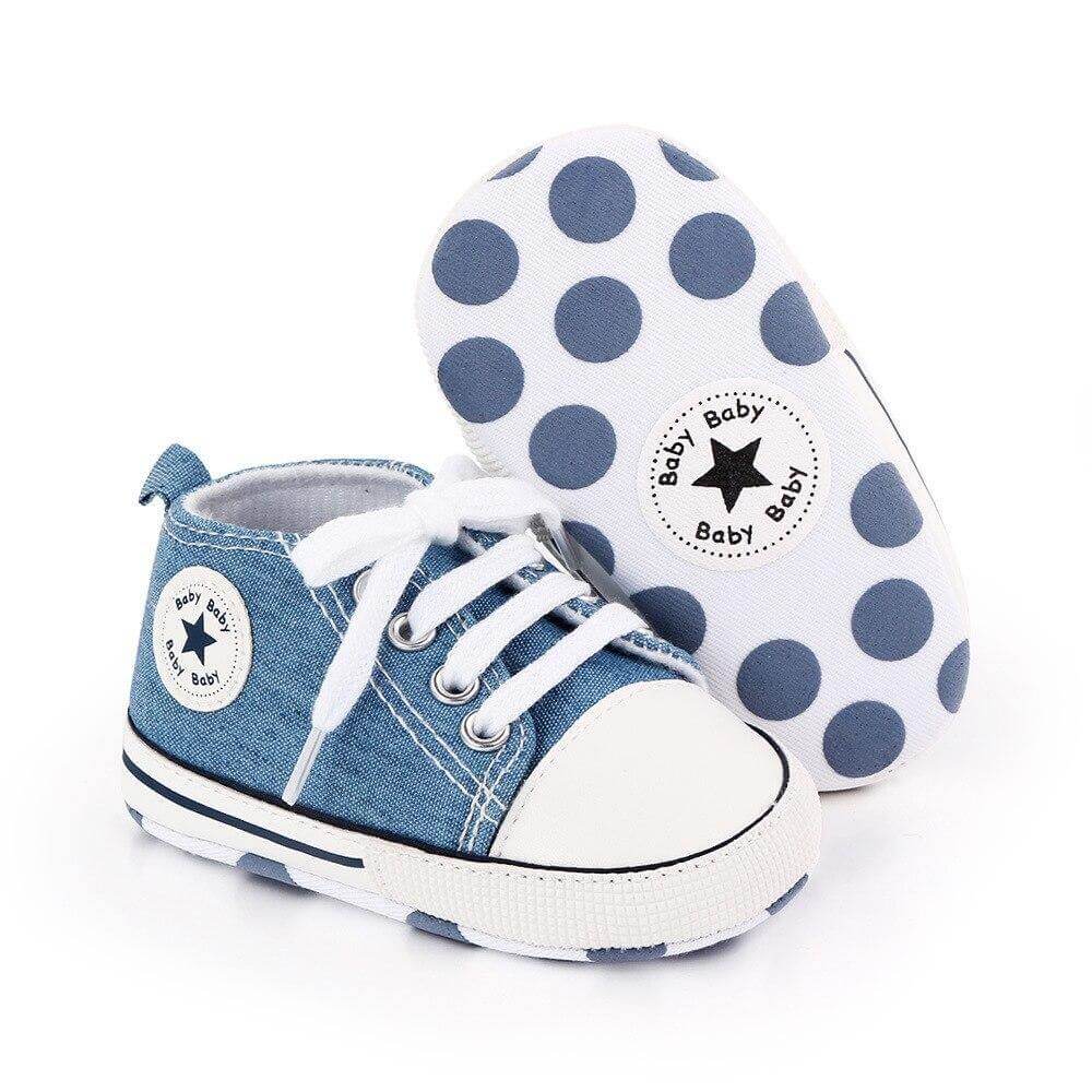 Newborn Baby Boy Shoes New Classic Canvas Shoes For Boy First Walkers
