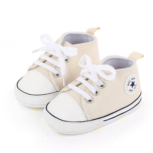 Baby Canvas Classic Sports Sneakers Baby Canvas Classic Sports Sneakers Baby Bubble Store Khaki 0-6 Months (11cm) 