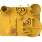 Baby Complete Tableware Set Baby Tableware Set Baby Bubble Store Mustard 