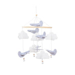 Baby Crib Mobile Cotton & Wood Baby Wood Cotton Doll Crib Bed Rattles Baby Bubble Store Dove 