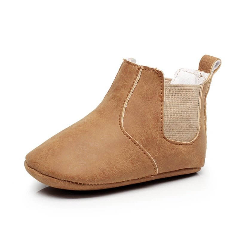 Baby Elastic PU Leather Boots Baby Elastic PU Leather Boots Baby Bubble Store 