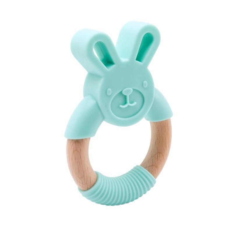 Baby Elephant Silicone Teether Baby Elephant Silicone Teether Baby Bubble Store Rabbit Green 