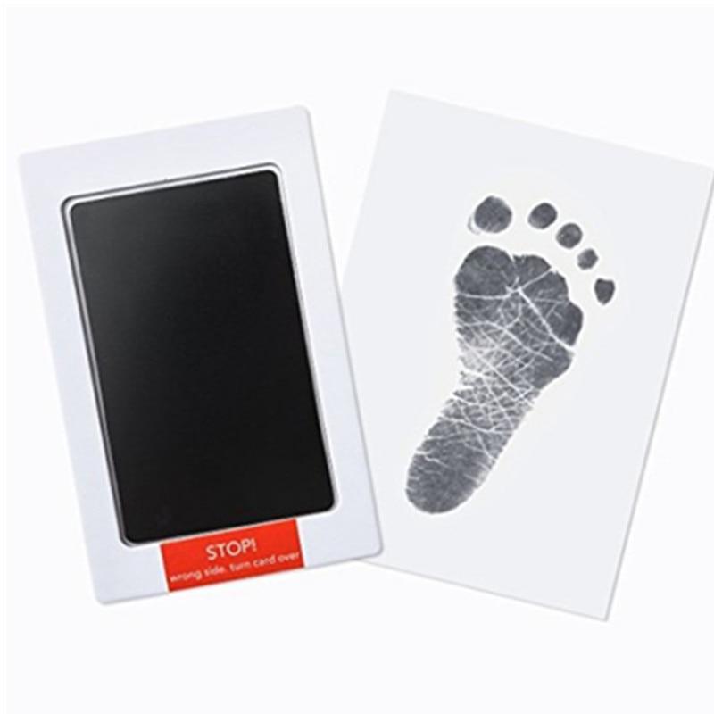 Newborn Baby DIY Hand And Footprint Kit Ink Pads Photo Frame