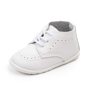 Baby High Top Leather Shoes Baby High Top Leather Shoes Baby Bubble Store White 7-12 Months 