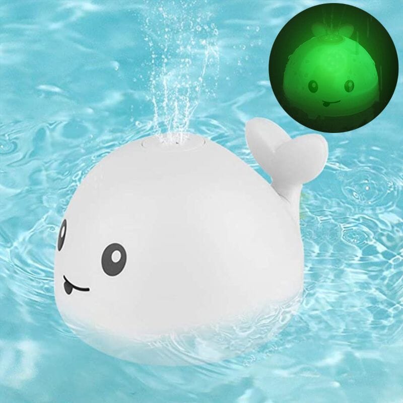 Baby Light Up Bath Tub Toys Whale Water Sprinkler Pool Toys for Toddlers Infants Whale Water Sprinkler Pool Toy 0 Baby Bubble Store 