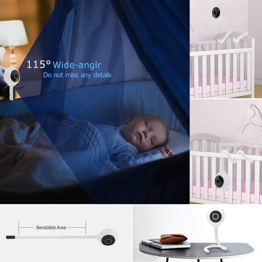 Baby Monitor Camera Detect Temperature & Humidity Baby Monitor Camera Detect Temperature & Humidity Baby Bubble Store 