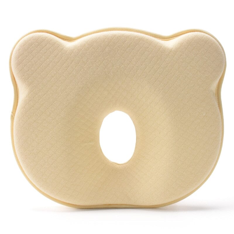 Baby Pillow Toddler Slow Rebound Positioning Pillow Infant Breathable Shaping Pillows Ergonomic 0 Baby Bubble Store Yellow 
