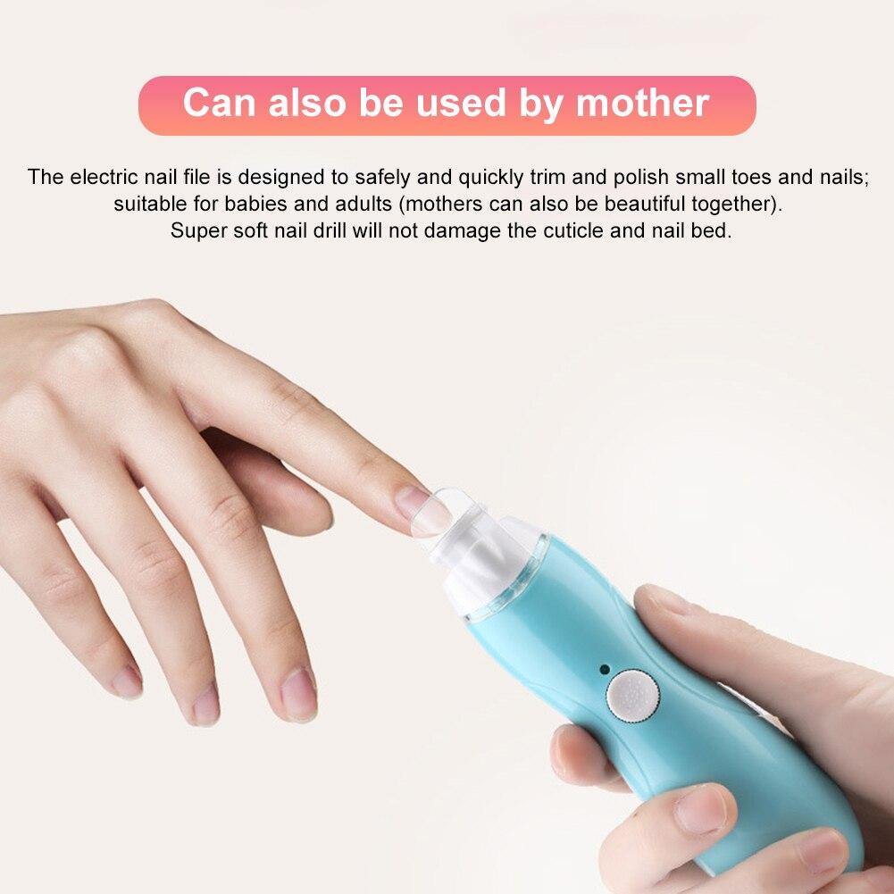 Electric Automatic Nail Clipper with Light & 2 Speeds,Fingernail Cutter and  File 2 in 1 Design, Nail Scraps Storage,USB Rechargeable Safety Fingernail  Trimmer for Baby, Kids, Seniors and Adult : Amazon.in: Baby