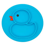 Baby Silicone Duck Plate Baby Silicone Duck Plate Baby Bubble Store Blue 