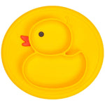 Baby Silicone Duck Plate Baby Silicone Duck Plate Baby Bubble Store Yellow 
