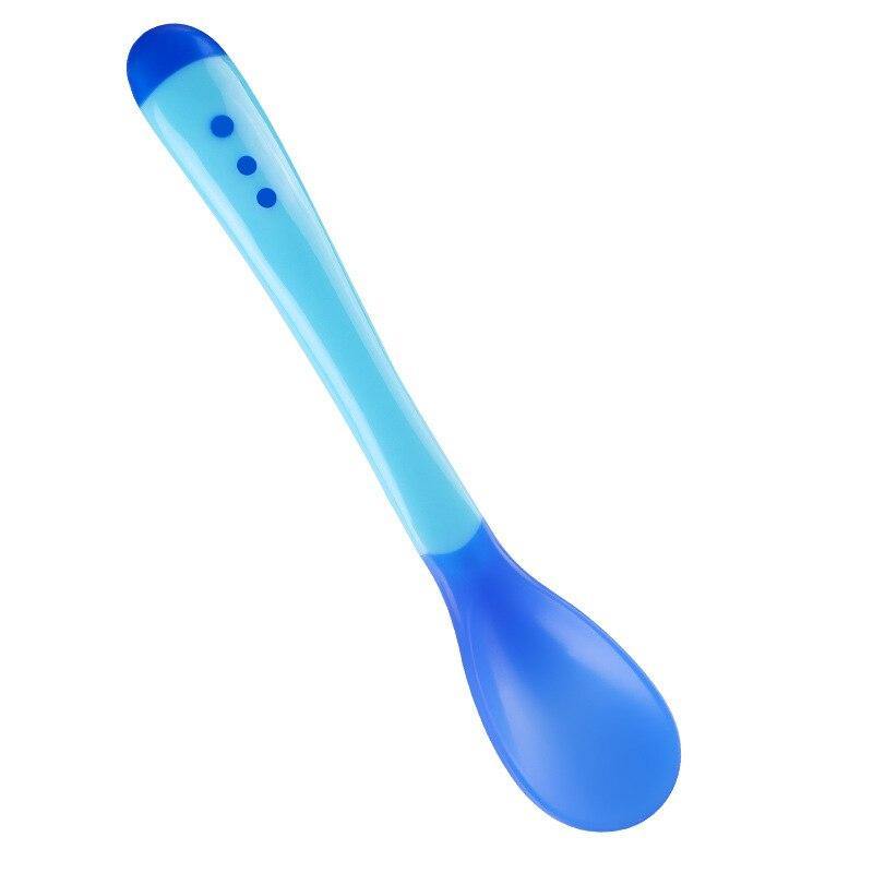 Powder Blue Silicone Spoons – Simply Sweet Kids