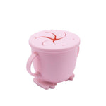Baby Silicone Snack Cup Baby Silicone Snack Cup Baby Bubble Store candy pink 