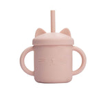 Baby Silicone Straw Cup Baby Silicone Straw Cup Baby Bubble Store Peachy 