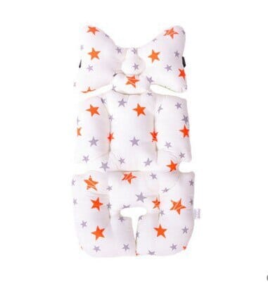 Baby Stroller Pad Thick Warm Cotton Breathable Stroller Car High Chair Seat Cushion Liner Mat Cover Protector Accessory Stroller 0 Baby Bubble Store Five-pointed star 