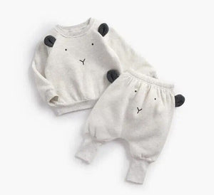 Baby Suit Autumn Winter Baby Boy Cartoon Cute Clothing Pullover Sweatshirt Top + Pant Clothes Set Baby Toddler Girl Outfit Suit Baby Bubble Store 8163-8165-sheep 6-12M 