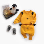 Baby Suit Autumn Winter Baby Boy Cartoon Cute Clothing Pullover Sweatshirt Top + Pant Clothes Set Baby Toddler Girl Outfit Suit Baby Bubble Store 